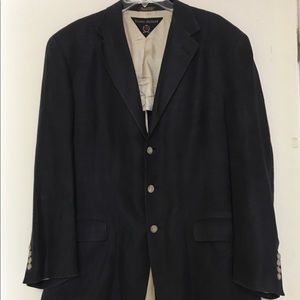 Men's Tommy Hilfiger Navy Linen Jacket/Blazer Lg